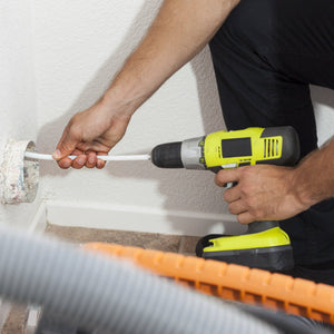 Dryer Vent Cleaner Kit 9.1m 22 Piece | Flexible Nylon Rods with 3 Lint Brushes & Clamps