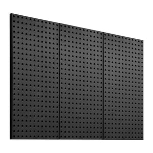 Metal Pegboard Panels | 609x305mm | 3 Wall Organizer Panels
