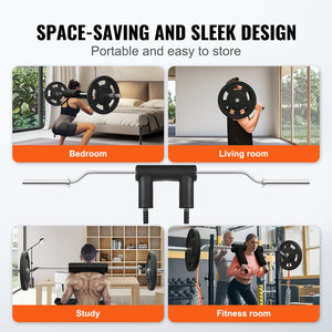 Safety Squat Bar | Fitness Weight Lifting Bar Attachment