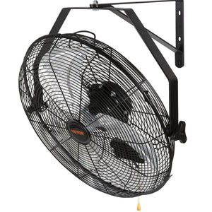 Industrial Wall Fan | 17.6" Waterproof Metal Fan with 3 Speeds