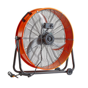 Drum Fan 24" | High Velocity Industrial 3-Speed | 8600CFM