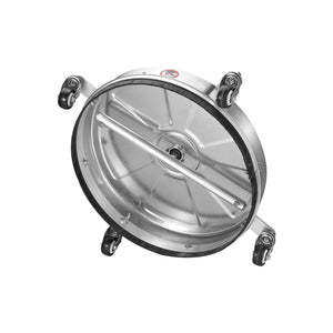 Surface Cleaner 18" with Wheels | Stainless Steel 4000 PSI | Includes 2 Extension Wands