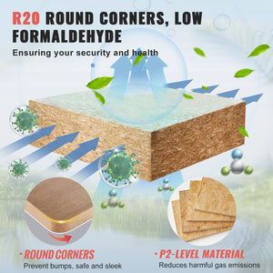 Table Top 63"x31.5"x1" | Particle Board Desktop | 100kg Capacity | For Standing Desk Frame