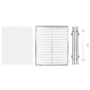 Pull-Out Cabinet Organizer | 34x53cm Heavy Duty Chrome Sliding Shelf | Pantry & Under-Sink Storage Drawer