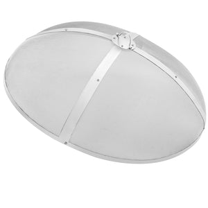 Fire Pit Spark Screen Round 36 Inch | Heavy Duty Steel Outdoor Fire Pit Cover | Easy-Opening Top Screen with Ring Handle | For Patio & Backyard Use