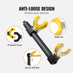 Strut Spring Compressor Set | Macpherson Coil Spring Tool Kit with Protective Sleeve & Carry Case
