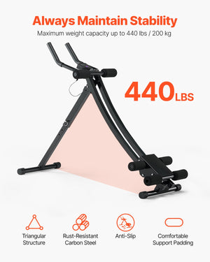 AB Workout Machine | Adjustable Core & Abdominal Trainer for Home Gym