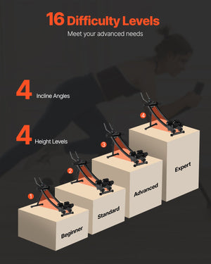 AB Workout Machine | Dual-Track Adjustable Core Trainer
