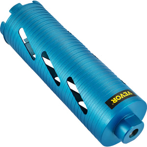 Dry Core Drill Bit 88.9mm | 241.3mm Depth Diamond Bore with Pilot Bit & Blade | For Hard Concrete & Brick