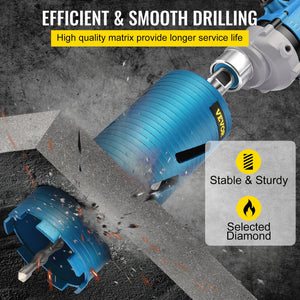 Core Drill Bit 4" | Diamond Dry Coring Bit with Pilot Bit | For Hard Concrete Drilling