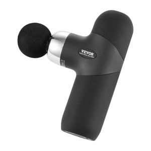 Mini Massage Gun Deep Tissue | 4 Speed Percussion Massager with 4 Heads | 7.4V 2500mAh Battery | Handheld Muscle Relaxation for Pain Relief & Athletes