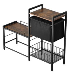 Pet Feeding Station | Raised Dog Bowls with Food & Toy Storage