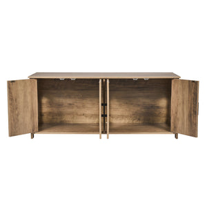 Cat Litter Box Enclosure | 2-Room Wooden Hidden Furniture | Greige