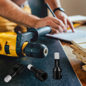 Diamond Drill Bit Set 7 Piece | 6-14mm Vacuum Brazed Tile Hole Saws with Case