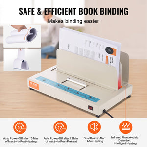 Thermal Binding Machine | 500 Sheet Capacity | Binds A3/A4/A5 Documents