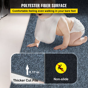 Marine Carpet 6x13FT | Cut Pile Boat & Patio Deck Carpet | Grey | 1.8x4m