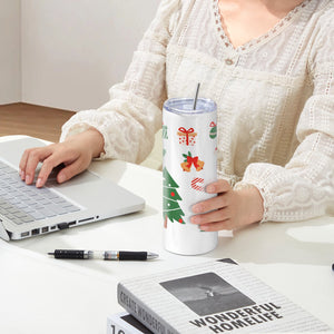 Sublimation Tumblers 8 Pack | 30oz Stainless Steel Double Wall Cups | With Straw, Lid, Brush, Shrink Wrap & Gift Box