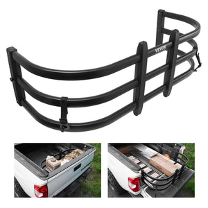 Truck Bed Extender | Aluminium Adjustable Tailgate Extension 131-162.6cm | Fits Various Pickup Models