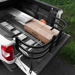 Truck Bed Extender | Aluminium Adjustable Tailgate Extension 131-162.6cm | Fits Various Pickup Models