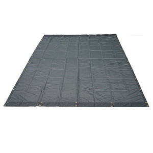 Dump Truck Mesh Tarp 5'x14' | PVC Coated Black | Heavy Duty with Pockets & Grommets