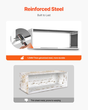 Air Conditioner Wall Sleeve 42" | Universal Through-the-Wall AC Sleeve