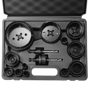 Hole Saw Kit 18 Piece | M42 Bi-Metal Saws 3/4"-4-1/2" | Includes Drill Bits & Case