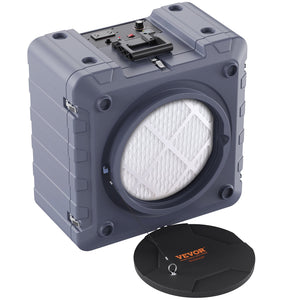 Air Scrubber | 800 CFM Negative Air Machine | 3-Stage Filtration with MERV10, Carbon & HEPA