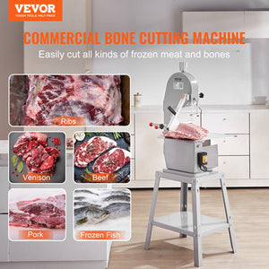 Meat Bandsaw 1500W | Commercial Stainless Steel Bone Saw Machine