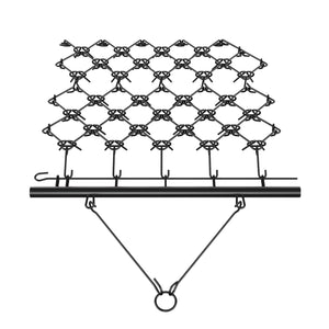 Drag Harrow 4x4FT | Heavy Duty Chain Harrow with 69 Teeth | ATV, UTV & Tractor Attachment for Lawn, Gravel & Soil Prep