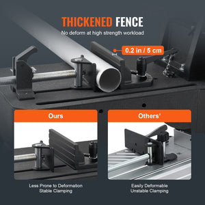 Chop Saw 14"/355mm | 2800W 1200RPM Steel Cutting Machine | Adjustable Dry Cut Miter Saw for Metal, Rebar & Aluminium