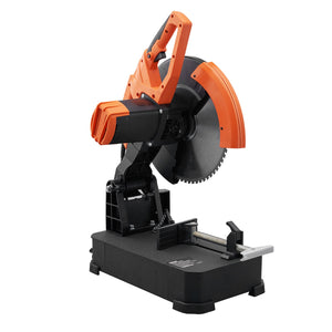 Chop Saw 14"/355mm | 2800W 1200RPM Steel Cutting Machine | Adjustable Dry Cut Miter Saw for Metal, Rebar & Aluminium