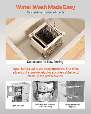 Meat Cutter Machine 1100W | Commercial Stainless Steel Slicer