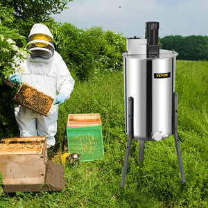 Honey Extractor | 2-Frame Electric Stainless Steel Beekeeping Equipment