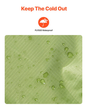 Wearable Camping Blanket | 2m x 1.5m Stadium Blanket | Army Green