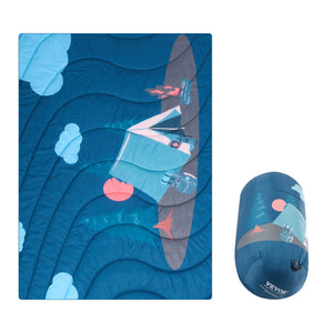 Wearable Camping Blanket | 1.9m x 1.32m Stadium Blanket for Outdoor Warmth