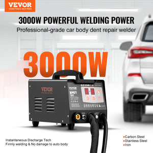 Stud Welder Dent Puller | 3kW Dent Repair Kit with 2 Welding Guns