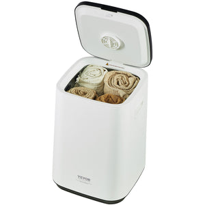 Towel Warmer Bucket | 20L with LED Screen, U-Shaped Light & Timer | White