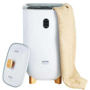 Towel Warmer Bucket | 35L with LED Screen, Timer & Dry Function | White
