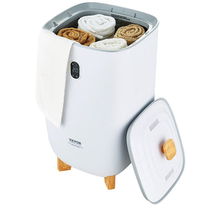Towel Warmer Bucket | 35L with LED Screen, Timer & Dry Function | White