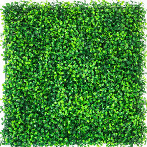Artificial Boxwood Panels 20 Pack | 20"x20" Hedge Wall Panels | 1.6" Thick PE Grass Backdrop | Privacy Screen for Indoor & Outdoor Garden, Fence & Event Decoration