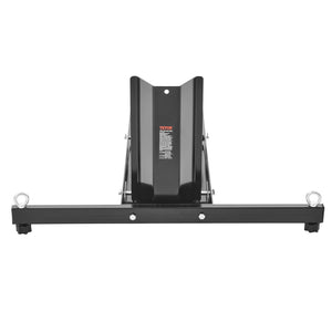 Motorcycle Wheel Chock Upright | 816.5kg Capacity | Heavy Duty Steel Front Wheel Stand | 6 Adjustable Holes | Fits 381-558.8mm Off-Road & Standard Motorcycles