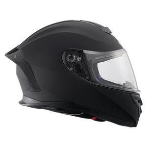 Full Face Motorcycle Helmet | Motocross Style with Bluetooth Slot | Gloss Finish