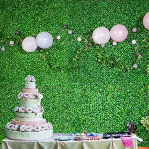 Artificial Boxwood Panels | 12-Pack 10x10" UV-Protected Hedge Mats | Indoor/Outdoor Privacy Fence Backdrop