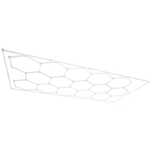 Hexagon Garage Lights | 66,300LM 15-Grid Honeycomb LED Shop Ceiling Fixture