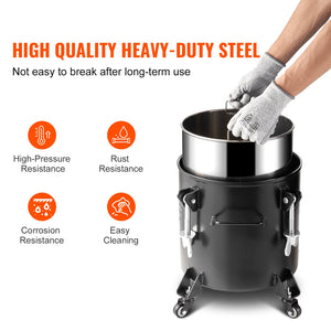 Spray Paint Pressure Pot Tank | 20L with Casters | Leak Repair & Sealant
