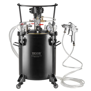 Paint Pressure Pot | 30L/7.5gal Tank with Automatic Stirring | 70 PSI