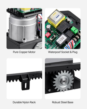Sliding Gate Opener 400W | 1000kg Capacity | Chain Drive