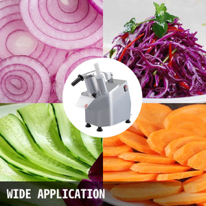 Vegetable Cutter | Commercial Processor with 6 Cutting Disks