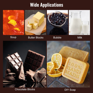 Chocolate Tempering Machine | Dual Tank 800W Stainless Steel Melter with Temperature Control