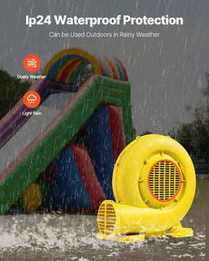 Bounce House Blower | 0.8 & 1HP 750W Commercial Inflatable Blower
